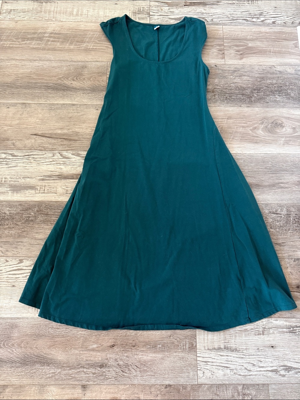 Old Navy Teal Scoop-Neck Midi Dress